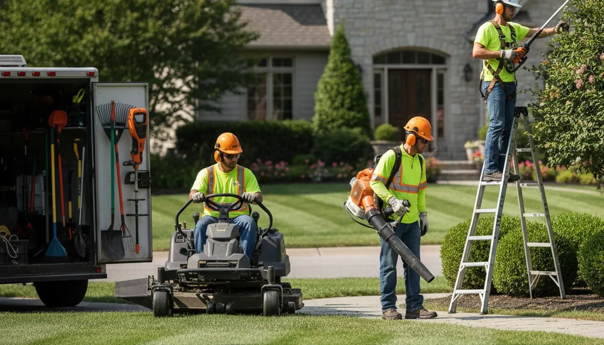 Milwaukee, WI tree service crew trimming trees for safe, healthy yards