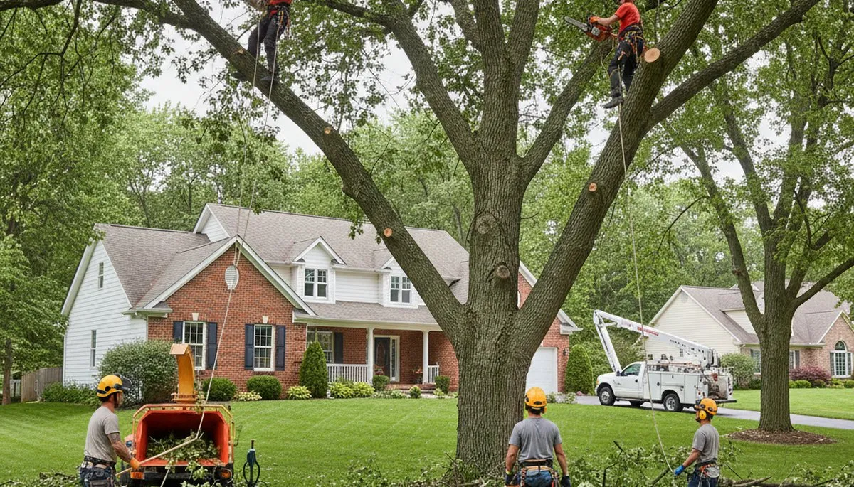 Milwaukee, WI tree removal crew providing professional tree service for residential and commercial properties