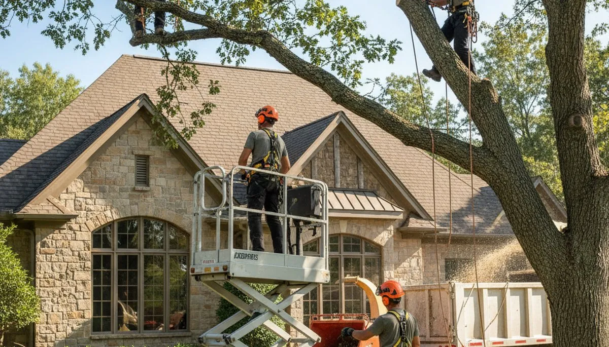 Milwaukee, WI tree service crew removing a tree for safe, professional property care