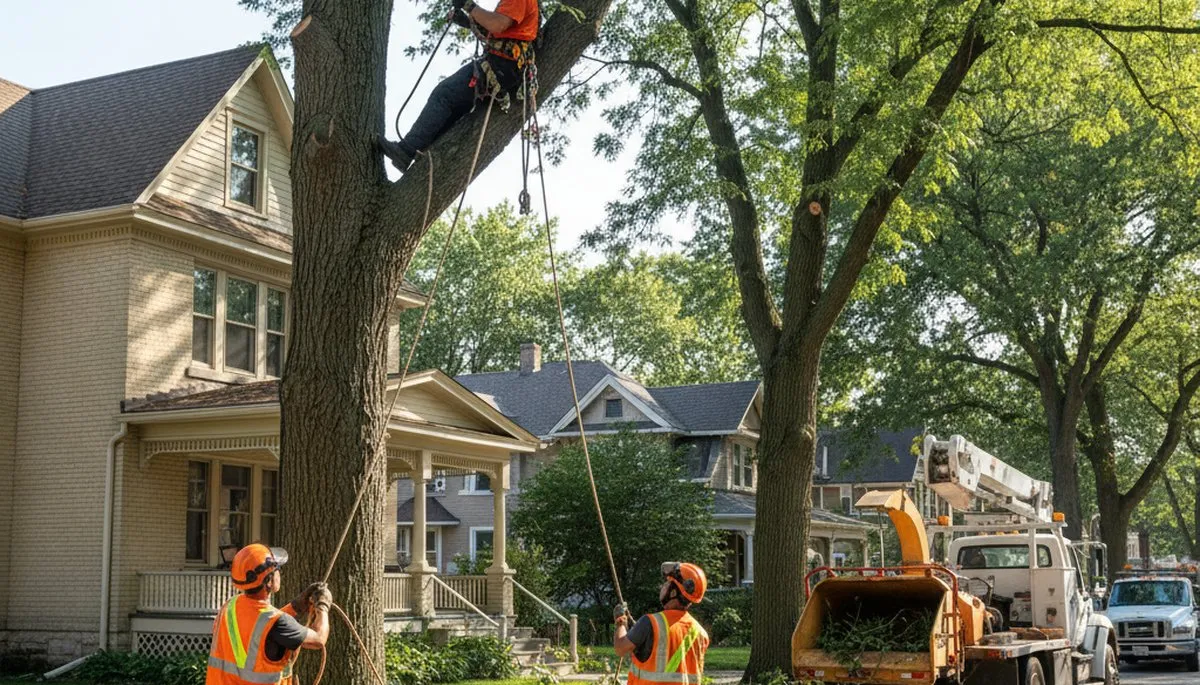 Milwaukee, WI tree removal crew providing professional tree service for local properties