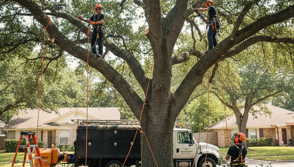 Milwaukee, WI tree trimming service crew pruning trees for safer, healthier growth